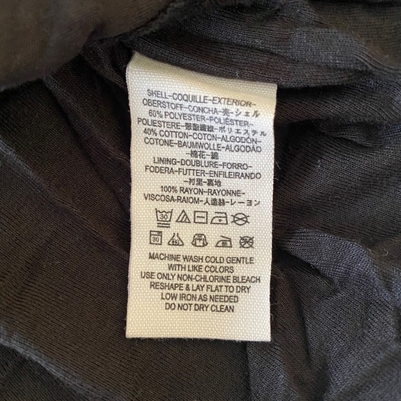 FREE PEOPLE Mini Skater Knit Pleated Black & White Skirt w/Pockets Women S Small - Picture 6 of 7